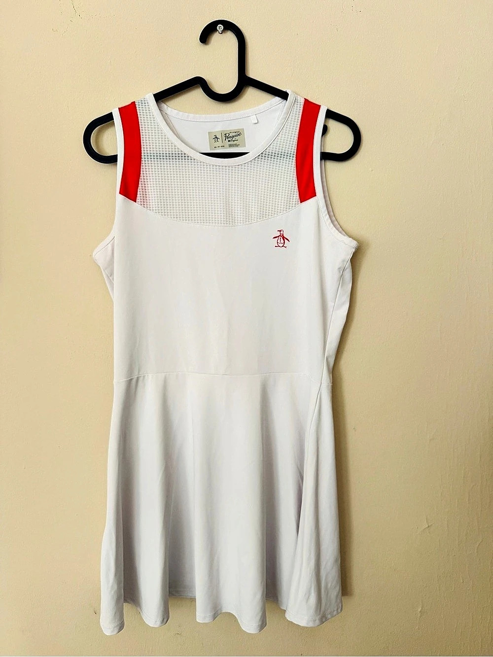 Penguin White & Red Mini Dress Like New